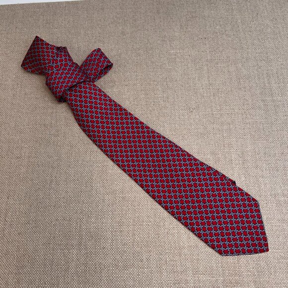 Brooks Brothers Tie Men Makers Merchants Silk Circle Made USA Work Party Core